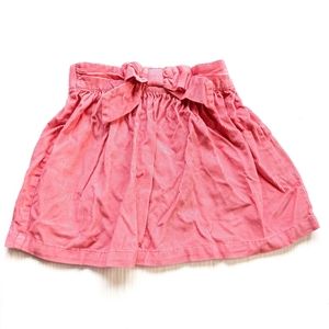 HANNA ANDERSSON girls coral corduroy skirt size 4